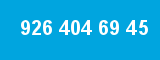 926 404 69 45 926 404 69 45